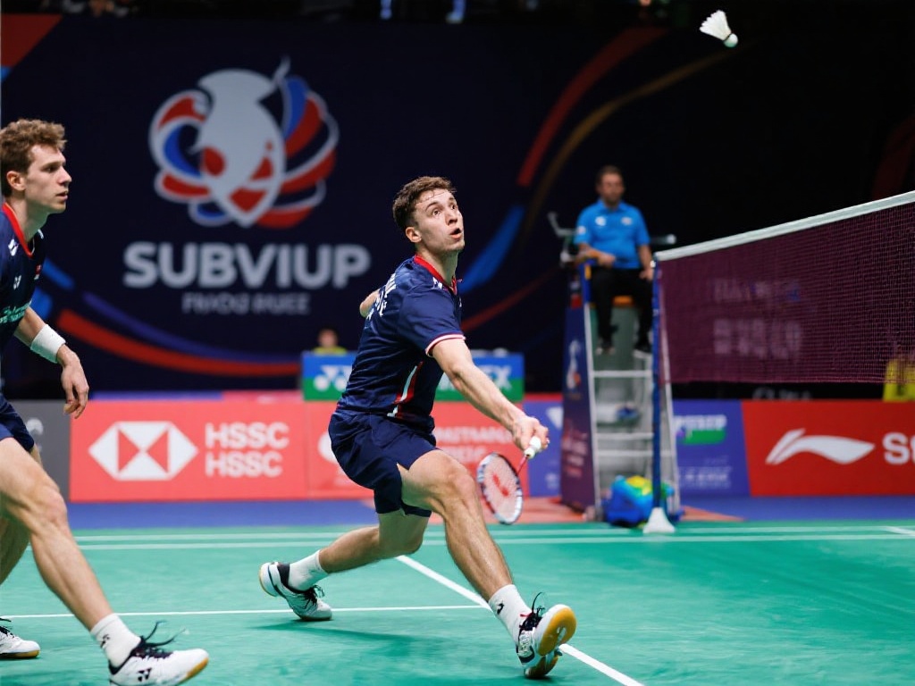 苏迪曼杯小组赛法国对战澳大利亚激烈较量